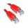 Kabel LAN S/FTP (Patchkabel) CAT6 0.5m red