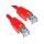 Kabel LAN S/FTP (Patchkabel) CAT6 0.5m red