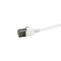 Kabel LAN U/FTP (Patchkabel) SLIM CAT6 0.5m white