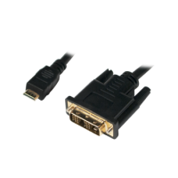 Kabel DVI <=> Mini-HDMI 2m St/St black