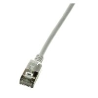 Kabel LAN U/FTP (Patchkabel) SLIM CAT6 1m grey