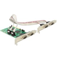 IO Delock PCI Karte 4x seriell DB9