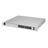 Ubiquiti Switch UniFi 16xRJ45 GBit/8xRJ45 2.5G/2xSFP+ Managed PoE+ 400W Max 19" Rack-Mountable, 1,3" Touchscreen