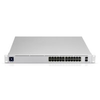 Ubiquiti Switch UniFi 32xRJ45 GBit/16xRJ45 2.5G/4xSFP+ Managed PoE+ 720W Max 19" Rack-Mountable, 1,3" Touchscreen