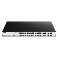 D-Link Switch DGS-1210-24P/E 24xGBit/4xSFP 19" Managed PoE