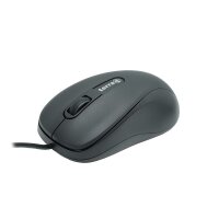 TERRA Mouse 1500 Corded USB black 3-Tasten, symmetrisch,...