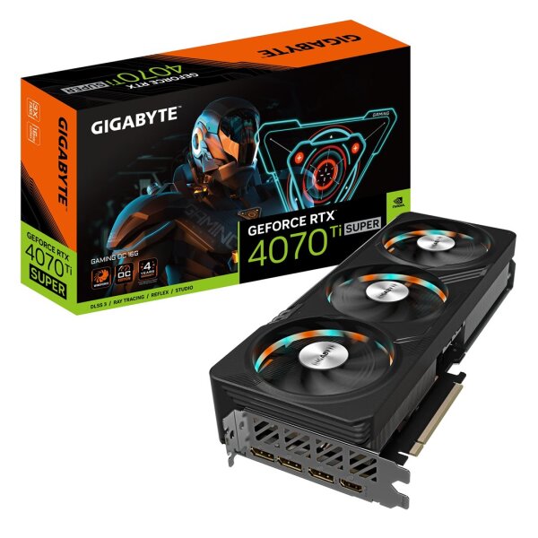 GIGA VGA 16GB RTX4070Ti SUPER GAMING OC 16G 3xDP/HDMI GeForce RTX 4070 Ti SUPER GAMING OC 16G