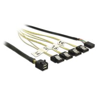 Delock Kabel Mini SAS HD SFF-8643 > 4 x SATA 7 Pin...