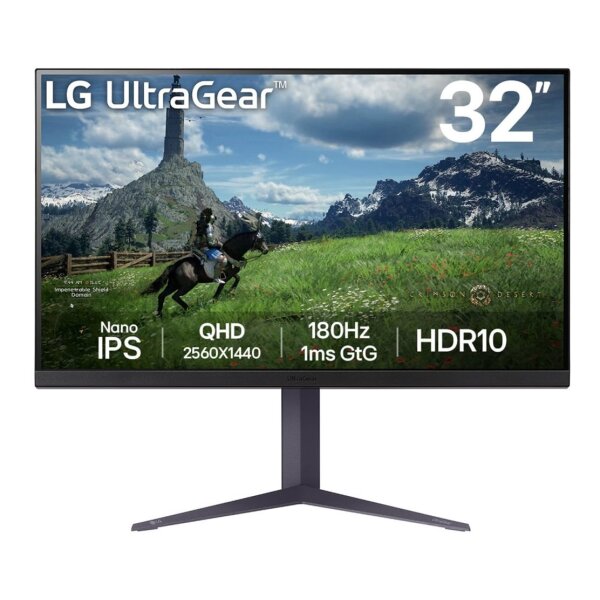 LG LCD  32GS85QX-B 32" black UltraGear Gaming Monitor