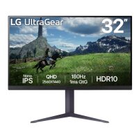 LG LCD  32GS85QX-B 32" black UltraGear Gaming Monitor