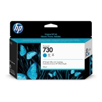 Tinte HP DesignJet T1600/T1700/T2600 Cyan P2V62A HP 730...