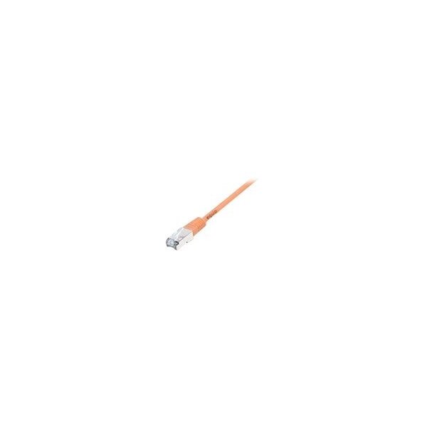 Kabel LAN S/FTP (Patchkabel) CAT6 0.5m orange