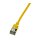 Kabel LAN U/FTP (Patchkabel) SLIM CAT6 0,3m yellow