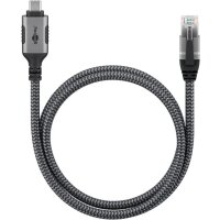 Ethernet-Kabel USB-C™ 3.1 auf RJ45, 2 m USB-C 3.1 auf RJ45 CAT6 FTP 0150 Adapterkabel 2m