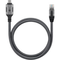 Ethernet-Kabel USB-C™ 3.1 auf RJ45, 5 m USB-C 3.1 auf RJ45 CAT6 FTP 0100 Adapterkabel 5m