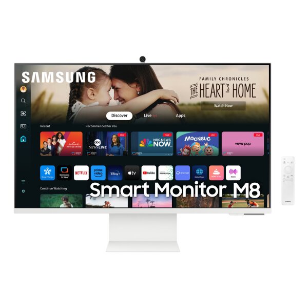 Samsung LCD S32DM801UU 32" white UHD Smart Monitor Smart Monitor M80D