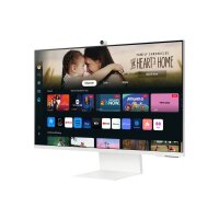 Samsung LCD S32DM801UU 32" white UHD Smart Monitor...