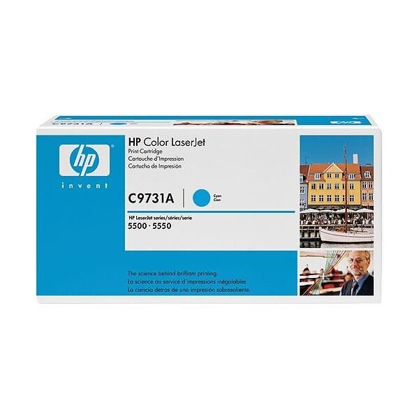 Toner HP Color Laser 55x0 cyan C9731A