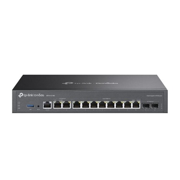 TP-LINK Omada Multi-Gigabit VPN Router ER7412-M2 2× 2.5G RJ45 WAN/LAN ports