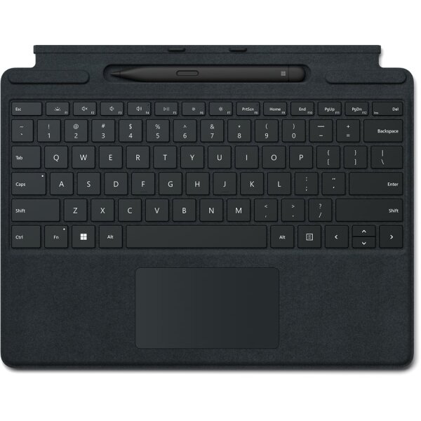 Surface Pro Keyboard [DE/AT] Schwarz + Slim Pen 2 Schwarz