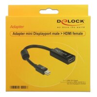 Delock Adapter Mini-DisplayPort auf HDMI Buchse