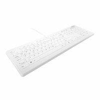 CHERRY Keyboard AK-C8112 Medical corded sealed [DE] white IP68 kabelgebunden, vollversiegelt, IP68