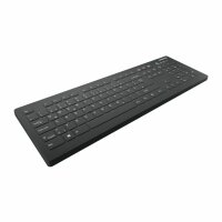 CHERRY Keyboard AK-C8112 Medical wireless sealed [DE] black IP68 kabellos, vollversiegelt, IP68