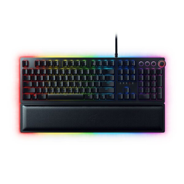 Razer Keyboard Huntsman Elite Gaming (DE) black klickender, optischer Switch