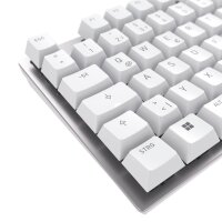 CHERRY Keyboard KC 200 MX MX2A BROWN [DE] white/silver MX2A BROWN Switch