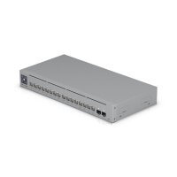 Ubiquiti Switch UniFi 12xRJ45 GBit/4xRJ45 2.5G/2xSFP+ Managed PoE+ 180W Max optional 19" Rack-Mountable, 1,3" Touchscreen