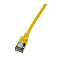 Kabel LAN U/FTP (Patchkabel) SLIM CAT6 0,5m yellow