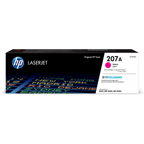 Toner HP 207A LaserJet M255dw/M283fxx Magenta  W2213A Ergiebigkeit 1.250 Seiten