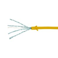 Kabel LAN U/FTP (Patchkabel) SLIM CAT6 1m yellow