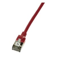 Kabel LAN U/FTP (Patchkabel) SLIM CAT6 0,3m red