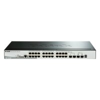 D-Link Switch DGS-1510-28P/E 24xGBit PoE (193W)/2xSFP/2xSFP+