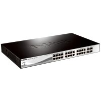 D-Link Switch DGS-1210-28P/E 24xGBit/4xSFP 19"...