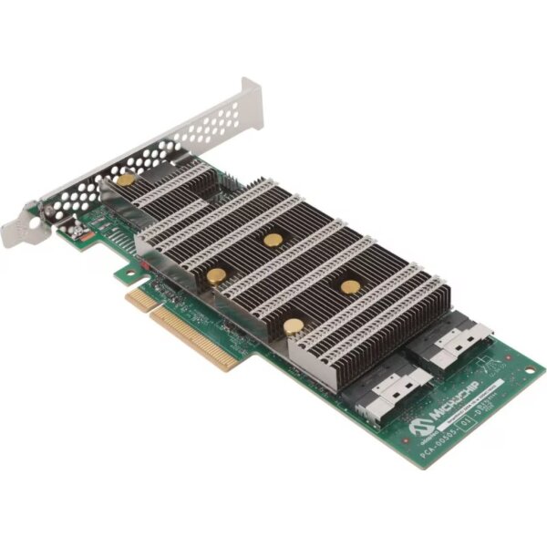 Adaptec SmartRAID 3254-16i /e 4GB SAS/NVMe 16 Port PCIe x8 24 Gbps Low Profile