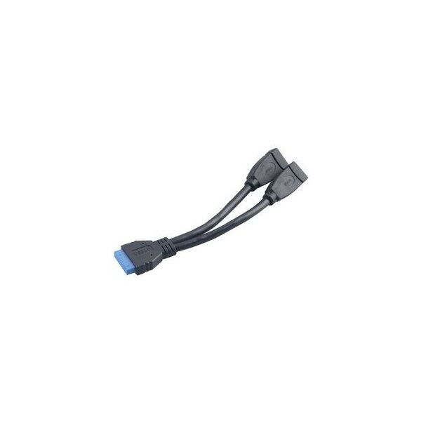 Akasa Adapterkabel intern USB 3.0 zu extern USB-A Adapter-Kabel von internem zu externem USB3.0