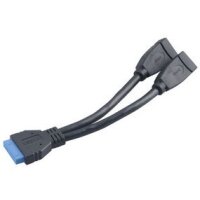 Akasa Adapterkabel intern USB 3.0 zu extern USB-A...