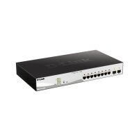 D-Link Switch DGS-1210-10MP/E 8xGBit/2xSFP 19" Managed PoE (130W)