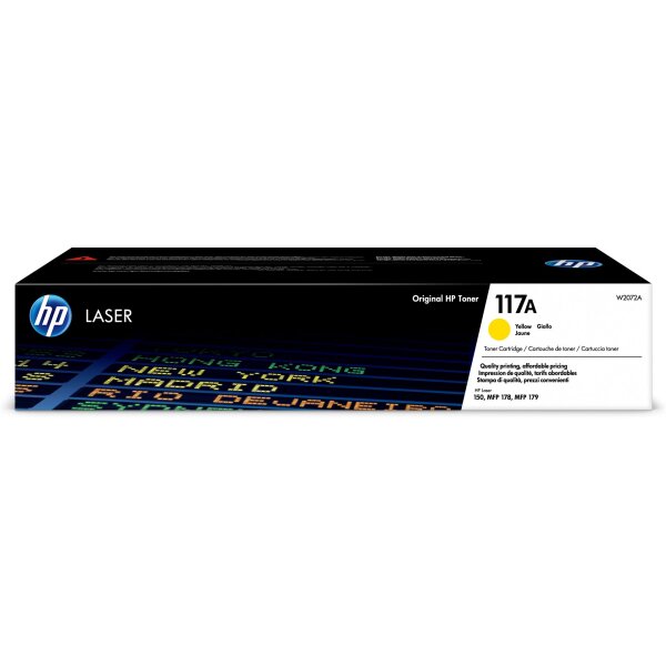 Toner HP Color Laser 117A Yellow W2072A