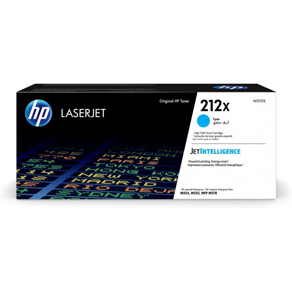 Toner HP Color LaserJet W2121X Cyan Hohe Kapazität