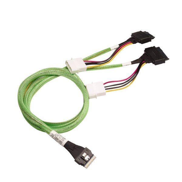 BC Kabel CBL-SFF8654 -> 2 x U.2 x4 Direct NVMe 1m for Controller Series 95xx