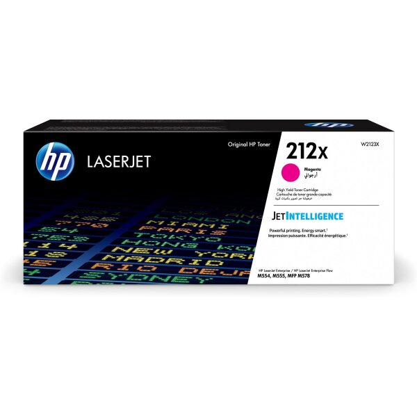 Toner HP Color LaserJet W2123X Magenta Hohe Kapazität