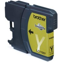 Tinte Brother LC-1100Y Yellow ( 450 Blatt)