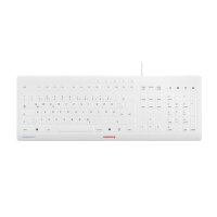 CHERRY Keyboard STREAM PROTECT [DE] white grey +++ mit...