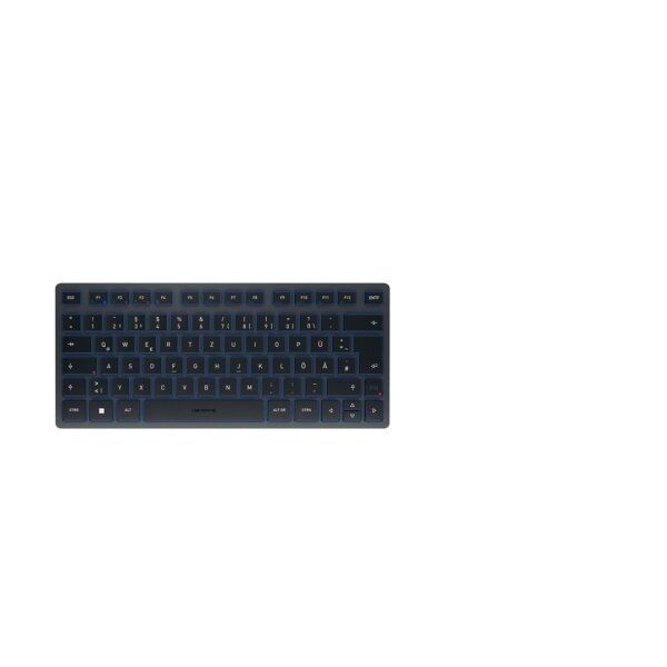 CHERRY Keyboard KW 7100 MINI [DE] black/blue BT