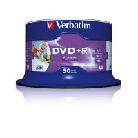 DVD ROH+R 4.7GB/ 16x Verbatim print. (50er Sp.)