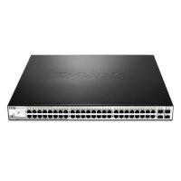 D-Link Switch DGS-1210-52MP 48xGBit/4xSFP 19" Managed PoE (370W)