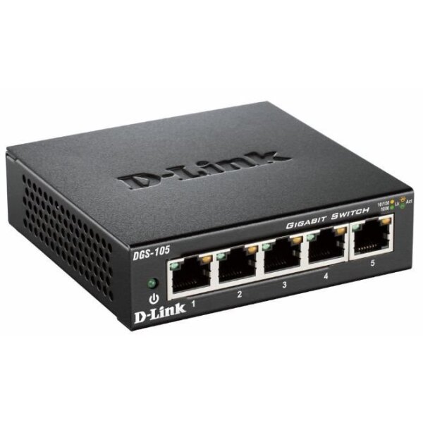 D-Link Switch DGS-105 5xGBit Unmanaged